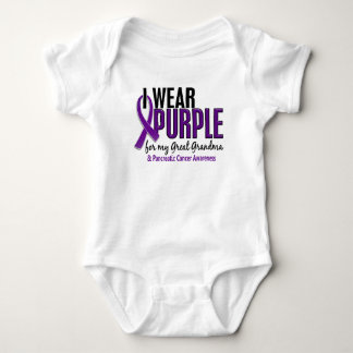 Camiseta Eu visto o grande câncer de pâncreas roxo da avó