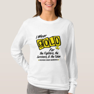 Camiseta Eu visto o ouro para os SOBREVIVENTES dos