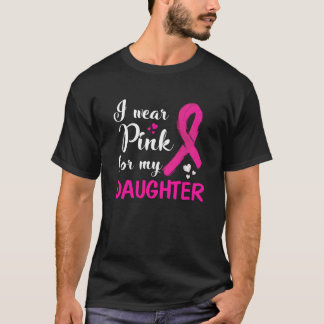 Camiseta Eu visto o rosa para meu cancro da mama Awarenes