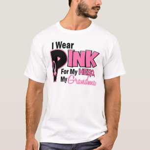 Camiseta Eu visto o rosa para minha avó 19