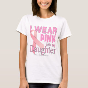 Camiseta Eu visto o rosa para minha consciência T do cance