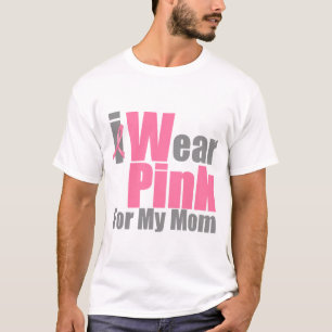 Camiseta Eu visto o rosa para minha mamã