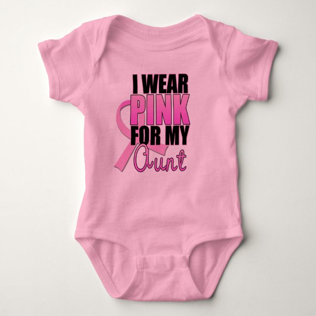 Camiseta Eu visto o rosa para minha tia (Frente)