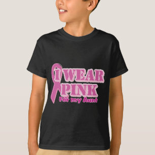 Camiseta Eu visto o rosa para minha tia