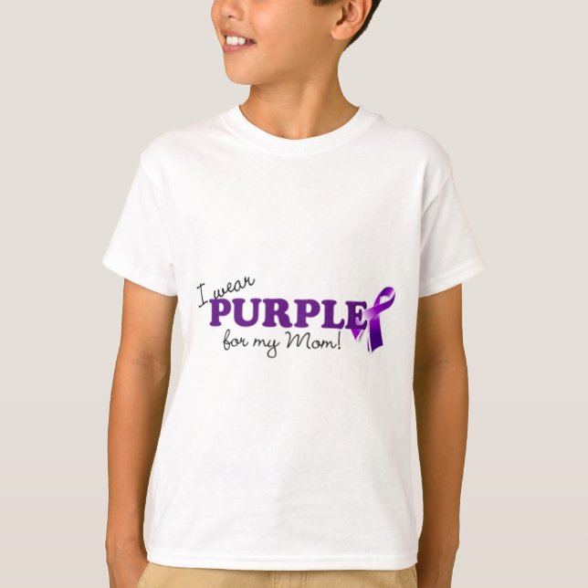 Camiseta Eu visto o roxo (Frente)