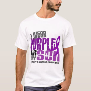 Camiseta Eu visto o roxo para minha doença de Crohn do
