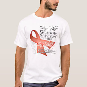 Camiseta Eu visto o tributo da fita - cancer Endometrial