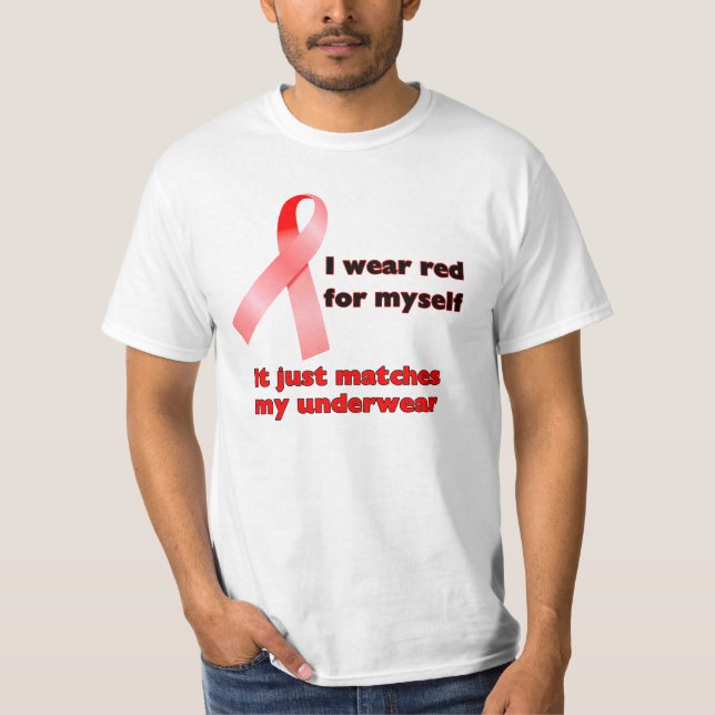 Camiseta Eu visto o vermelho para mim mesmo (Frente)