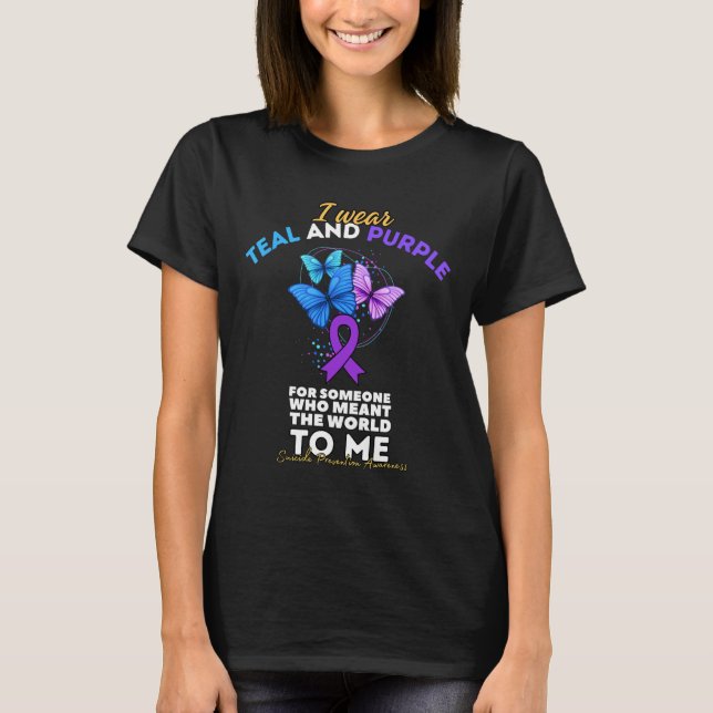 Camiseta Eu Visto Para Alguém Que Queira Dizer Saúde Mental (Frente)