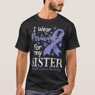 Camiseta Eu Visto Pergueiro Para A Minha Irmã Cancer De Est