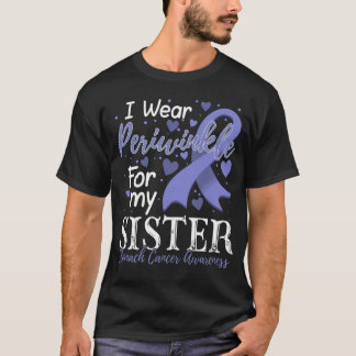 Camiseta Eu Visto Pergueiro Para A Minha Irmã Cancer De Est