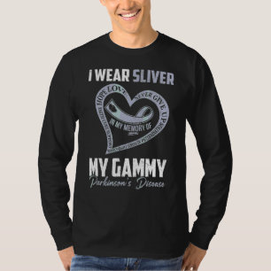 Camiseta Eu Visto Prata pelo coração de Parkinson de Gama