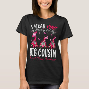 Camiseta Eu Visto Rosa Em Memória Do Meu Grande Primo Mama
