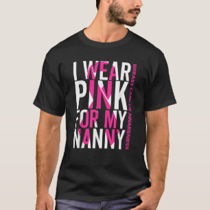 Camiseta Eu Visto Rosa Para A Consciência Do Cancer Da Mamã