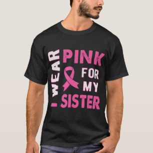 Camiseta Eu Visto Rosa para a Consciência do Cancer da Mama
