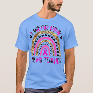 Camiseta Eu Visto Rosa Para A Consciência Do Cancer Da Mama