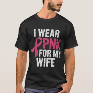 Camiseta Eu Visto Rosa Para A Consciência Do Cancer Da Minh