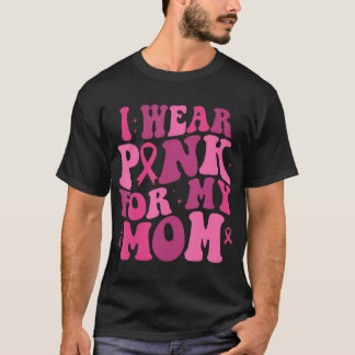 Camiseta Eu Visto Rosa Para A Consciência Do Cancer Da Minh