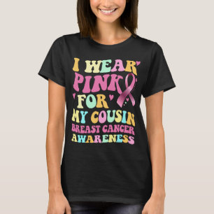 Camiseta Eu Visto Rosa Para A Consciência Do Cancer Da Minh