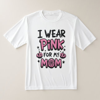 Camiseta Eu Visto Rosa Para A Consciência Do Cancer Da Minh