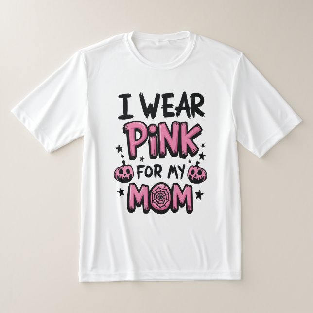 Camiseta Eu Visto Rosa Para A Consciência Do Cancer Da Minh (Postura )