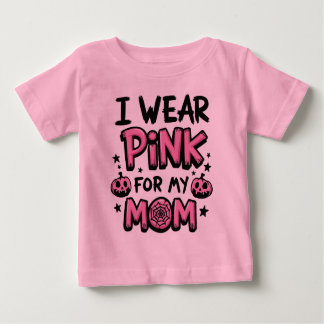 Camiseta Eu Visto Rosa Para A Consciência Do Cancer Da Minh