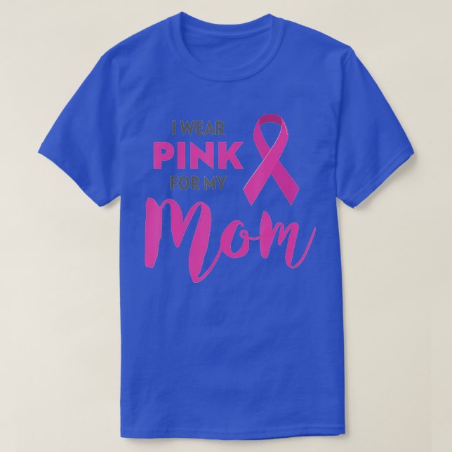Camiseta Eu Visto Rosa Para A Consciência Do Cancer Da Minh (Frente do Design)
