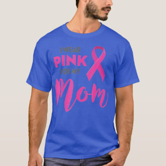 Camiseta Eu Visto Rosa Para A Consciência Do Cancer Da Minh