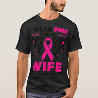 Camiseta Eu Visto Rosa Para A Consciência Do Cancer Da Minh