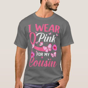 Camiseta Eu Visto Rosa Para A Consciência Do Cancer Da Minh