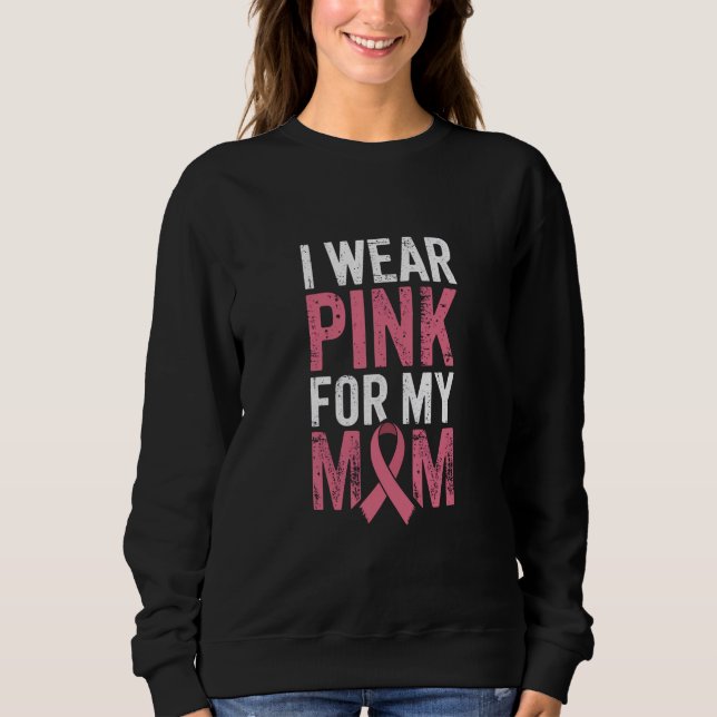 Camiseta Eu Visto Rosa Para A Consciência Do Cancer Da Minh (Frente)