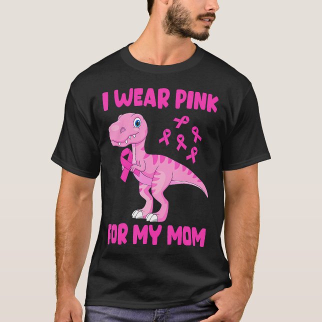 Camiseta Eu Visto Rosa Para A Consciência Do Cancer Da Minh (Frente)