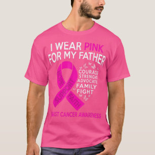 Camiseta Eu Visto Rosa Para A Consciência Do Cancer Do Meu