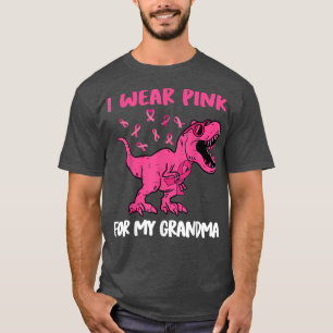 Camiseta Eu Visto Rosa Para A Minha Avó Filhos Cancer De Ma