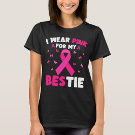 Camiseta Eu Visto Rosa Para A Minha Consciência Do Cancer D