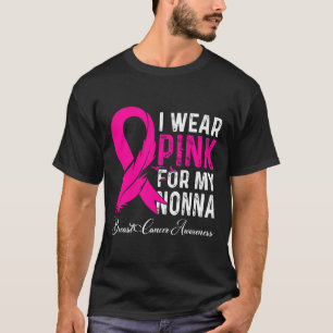 Camiseta Eu Visto Rosa Para A Minha Consciência Não Sobre C