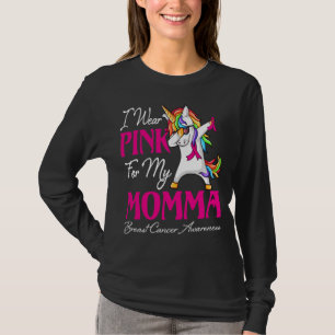 Camiseta Eu Visto Rosa Para A Minha Família De Fita De Fita
