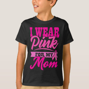 Camiseta Eu Visto Rosa Para A Minha Mãe O Dia Do Cancer Do