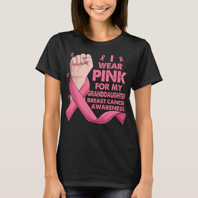 Camiseta Eu Visto Rosa Para A Minha Neta (Frente)