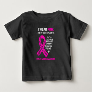 Camiseta Eu Visto Rosa Para Minha Avó Mamãe