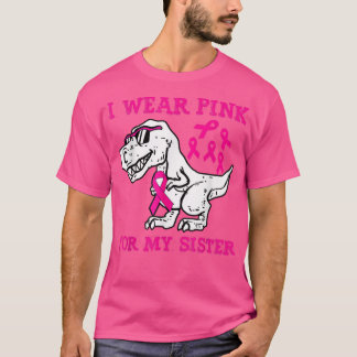 Camiseta Eu Visto Rosa Para Minha Consciência Do Cancer Da 