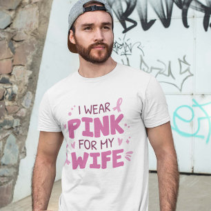 Camiseta Eu Visto Rosa Para Minha Esposa