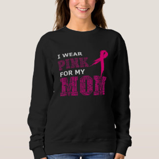 Camiseta Eu Visto Rosa Para Minha Mãe Cancer Sensibilização