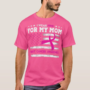 Camiseta Eu Visto Rosa Para Minha Mãe Conhecer O Cancer Da 