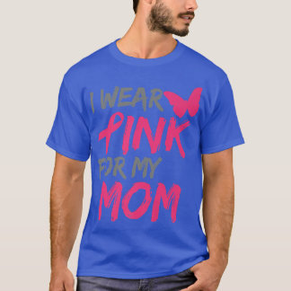 Camiseta Eu Visto Rosa Para Minha Mãe Sensibilização Para O