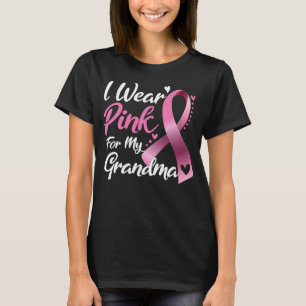 Camiseta Eu Visto Rosa Para O Cancer Da Mamãe.