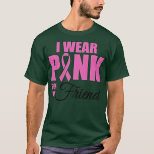 Camiseta Eu visto Rosa para o meu Amigo