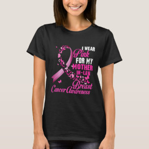Camiseta Eu Visto Rosa Para O Meu Cancer De Mama Da Mãe Em