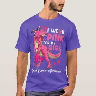 Camiseta Eu Visto rosa para o meu gigantesco dinossauro T R