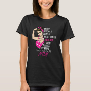 Camiseta Eu Visto Rosa Para O Suporte À Consciência Do Ca